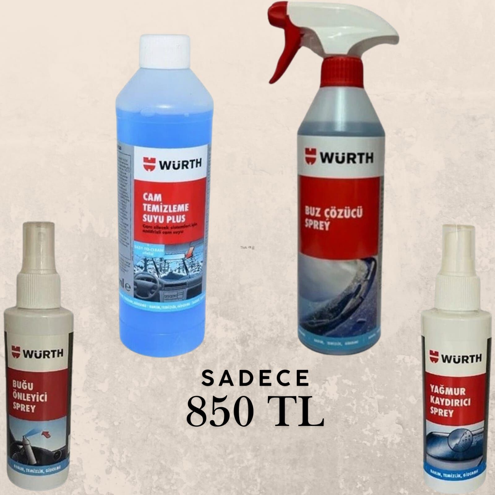 Würth 4'lü Kış Bakım Seti