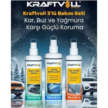Kraftvoll 3'lü Kış Bakım Seti